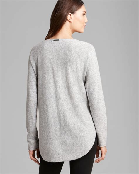 michael kors sweater light grey|Michael Kors sweater women's.